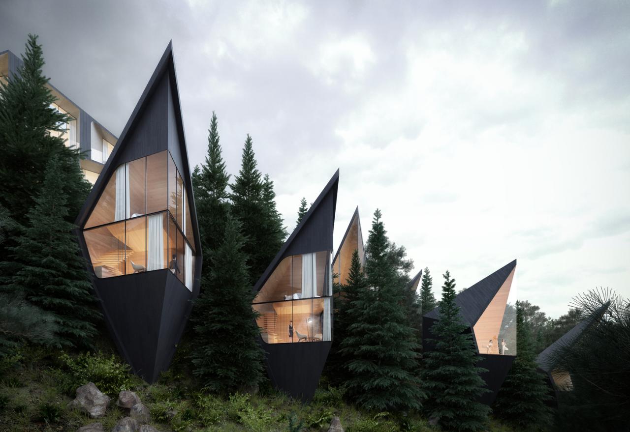 طراحی هتل هایی بر اساس مفهوم درخت های پایدار